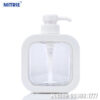 Chai dầu gội, sữa tắm dáng vuông nhựa PET 300-500ml