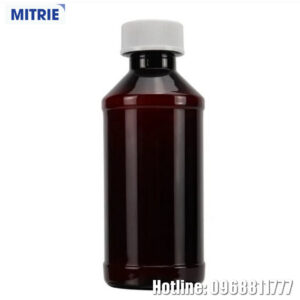 Chai nhựa PET đựng TPCN màu nâu 100ml
