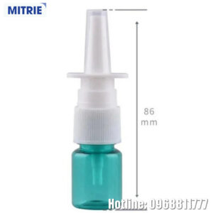 Chai nhựa PET đựng dược phẩm dạng nước với vòi xịt