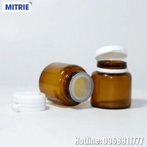 Chai nhựa PET đựng dược phẩm nắp bật