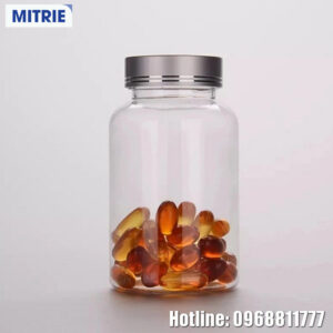 Chai nhựa PET đựng dược phẩm trong suốt 150ml