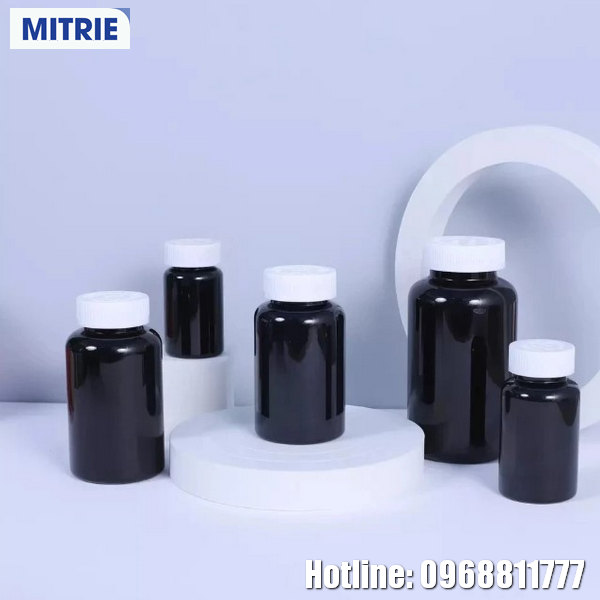 Chai nhựa PET đựng thuốc dạng viên 150ml