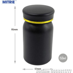 Chai nhựa PET màu đen 150-250ml