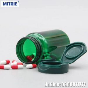 Chai nhựa PET màu đen, màu xanh 150ml