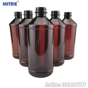 Chai nhựa PET màu nâu 500ml