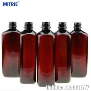 Chai nhựa PET màu nâu 500ml