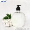 Chai nhựa PET mỹ phẩm dáng tròn 500ml trong suốt