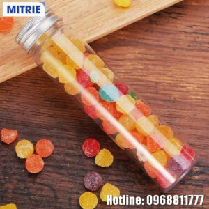 Chai nhựa PET trong suốt đựng thực phẩm dáng cao 220-500ml