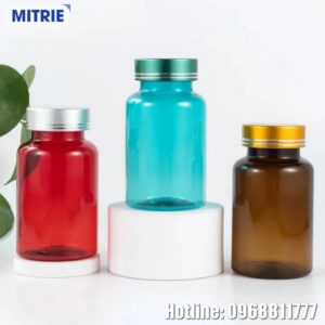 Chai nhựa PET xi mạ đựng dược phẩm 120-250ml