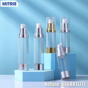 Chai tinh dầu nhựa PET trong suốt 15ml - 150ml