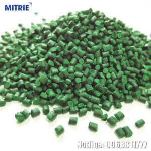 hạt nhựa màu xanh lá
