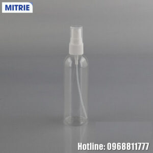 Chai Nhựa Pet Nắp Phun Sương 100ml