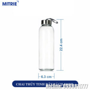 Chai Thủy Tinh Nắp Dây Xách 500ml