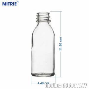Chai thủy tinh đựng thực phẩm 100ml