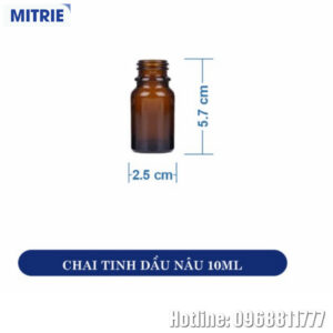 Cao 5.7 cm, đường kính 2.5 cm