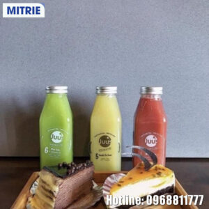 Chai nhựa PET đựng đồ uống dáng vuông vát 330ml