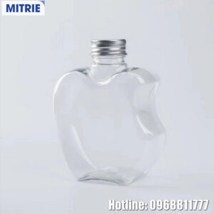 Chai nhựa PET hình trái táo 330ml