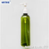 Chai nhựa PET màu xanh rêu vòi bơm 300ml dáng dài