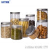 Hũ Nhựa PET Nắp Nhôm Hình Trụ 500ml