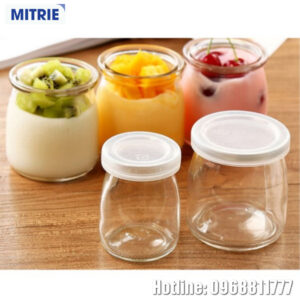 Hũ Thủy Tinh Trong Suốt Pudding 200ml
