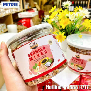 Hũ nhựa PET đựng hoa quả sấy khô viền mí