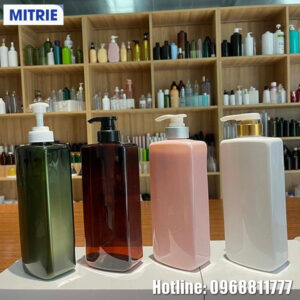 Chai dầu gội sữa tắm kiểu dáng sang trọng 900ml