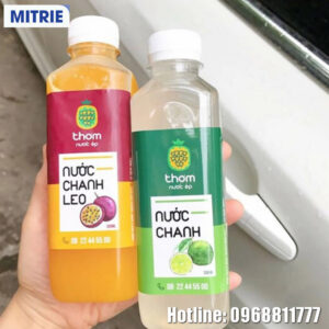 Chai nhựa vuông nắp vặn đựng đồ uống