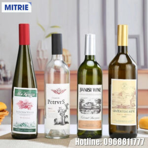 Chai thủy tinh rượu vang sang trọng 750-1000ml