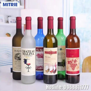 Chai thủy tinh rượu vang sang trọng 750-1000ml