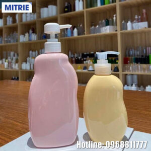 chai sữa tắm dáng bầu đáng yêu 300ml-500ml