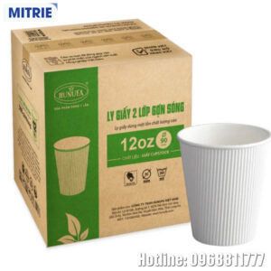 Ly/Cốc giấy gợn sóng