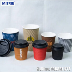 Ly/Cốc giấy gợn sóng