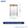 Lọ Thủy Tinh Nắp Gỗ Tre 500ml