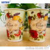 Ly cốc giấy in sẵn thiết kế 16oz
