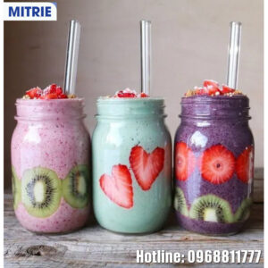 Hũ Mason trụ tròn 375ml