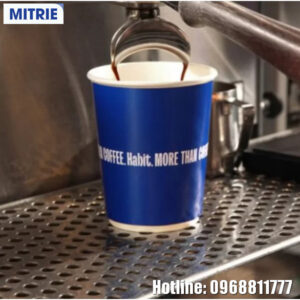 Ly/Cốc giấy màu xanh