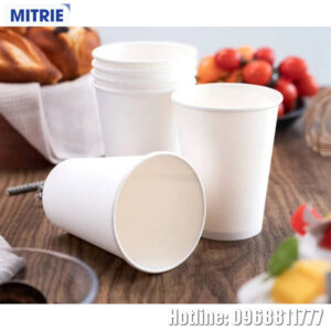 Ly/Cốc giấy trắng trơn