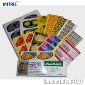 nhãn decal đục