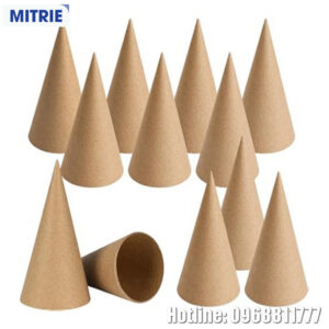 Vỏ kem ốc quế bằng giấy Kraft.